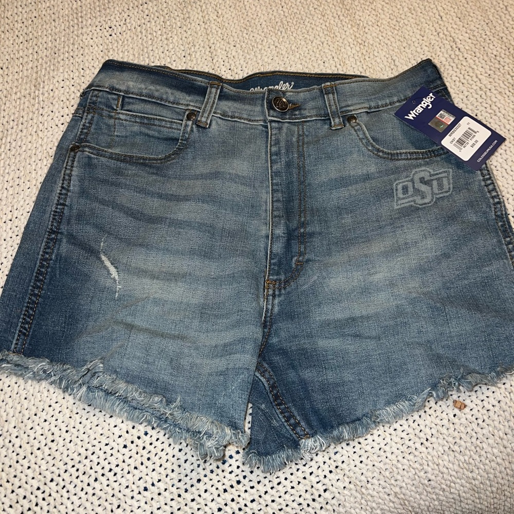 Oklahoma State Jean Shorts